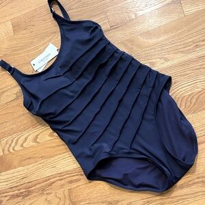 Calvin Klein Deep Blue One-Piece Swimsuit NWT